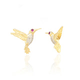 Jenna Blake - Mini Hummingbird Earrings