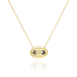 Jenna Blake - Mini Mariner Link Necklace Gold