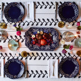 Carolina Irving & Daughters - Cobalt Lace Dessert Plate