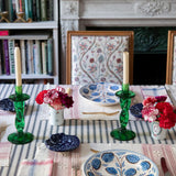 Carolina Irving & Daughters Blue Flower Dinner Plate