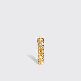 Boochier - Small Yellow Gold Mini Slinkee Earrings