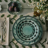 Carolina Irving & Daughters - Gigi Aqua Dessert Plate