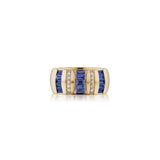 Sorellina - Tarot Baguette Ring - Blue Sapphire