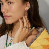 Sorellina - Totem Studs - Rainbow Sapphire