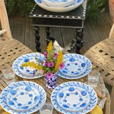 Carolina Irving & Daughters - Blue Flower Serving Bowl - Small