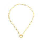 Jenna Blake - Charm Chain with Diamond Clasp