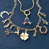 Jenna Blake - Mini Zig Zag Snake Charm