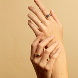 Sorellina - Tarot Baguette Stacking Band - Blue Sapphire