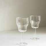 R+D.LAB - Helg Calice Wine Glass in Millerighe, Set of 2