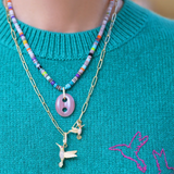 Jenna Blake - Mini Hummingbird Charm
