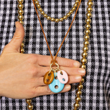 Jenna Blake - Mariner Link Charm - Tiger's Eye