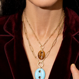 Jenna Blake - Mariner Link Charm - Carnelian