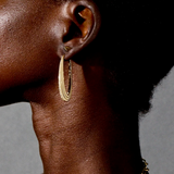 SORELLINA - Large Ziggy Hoop Earrings