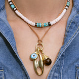 Jenna Blake - Acorn Charm, Mother of Pearl