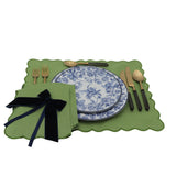 Evergreen Wave Napkin - Set of 4