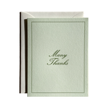 Many Thanks No. 35: Pistachio / Single Card