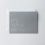 It's Your Birthday No. 21: Sage Blue / Single Card