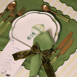 Evergreen Wave Napkin - Set of 4