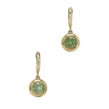 Marlo Laz - Green Amethyst Large Gemma Dangles Earrings