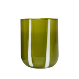 Atina Glassware - Olive & White