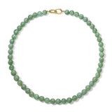 Jade Ruzzo - Jade Bead Necklace with Gilda Clasp