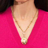 Jenna Blake - Ball Charm Chain with Diamond Clasp