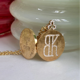 Devon Woodhill - Deluxe Trefoil Round Locket