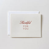 Thankful For You No. 30: Creme / Single Card