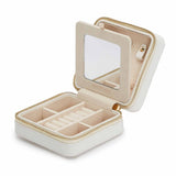 Maria Small Zip Case: White