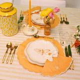 Lychee Sorbet Stripe Tablecloth: Length: 250cm/98in