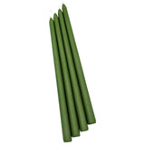 Extra Tall Pine Green Taper Candle - Pack of 4