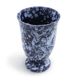 Carolina Irving & Daughters - Beer Goblet Cobalt with White