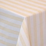 Lychee Sorbet Stripe Tablecloth: Length: 250cm/98in