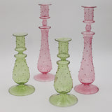 Rose Garden Dotty Candle Holder - Pair