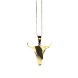 ESTABLISHED- Mini Gold Bull Head Pendant