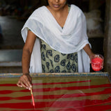 Hand Marbled Wrapping Paper Sheets - Candy Stripes Sugar Spice