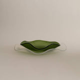 Small Petal Plate, Olive (Transparent)