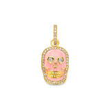 Buddha Mama: Baby Pink Skull Pendant
