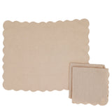 Vanilla Swirl Placemat - Case of 12 Placemats