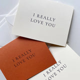 I Really Love You No. 20: Rust / Single Card