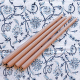 Extra Tall Rose Glow Taper Candle - Pack of 4