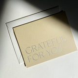 Grateful For You No. 21: Sand / Single Card