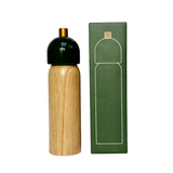 Salt & Pepper Grinder - Green & Gold: Medium