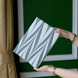 Hand Marbled Wrapping Paper Sheets - Candy Stripes Stormy Night