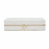 Maria Large Zip Case: White