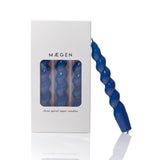 MÆGEN Spiral Taper Candles - 3 Pack - Navy