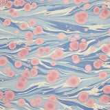 Hand Marbled Wrapping Paper Sheets - Cosmos Hydrangea