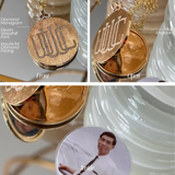 Devon Woodhill - Deluxe Trefoil Round Locket