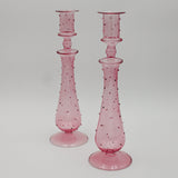 Rose Garden Dotty Candle Holder - Pair