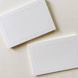 Squiggle Place Cards No. 01 Set of 12: Moss / Set of 12